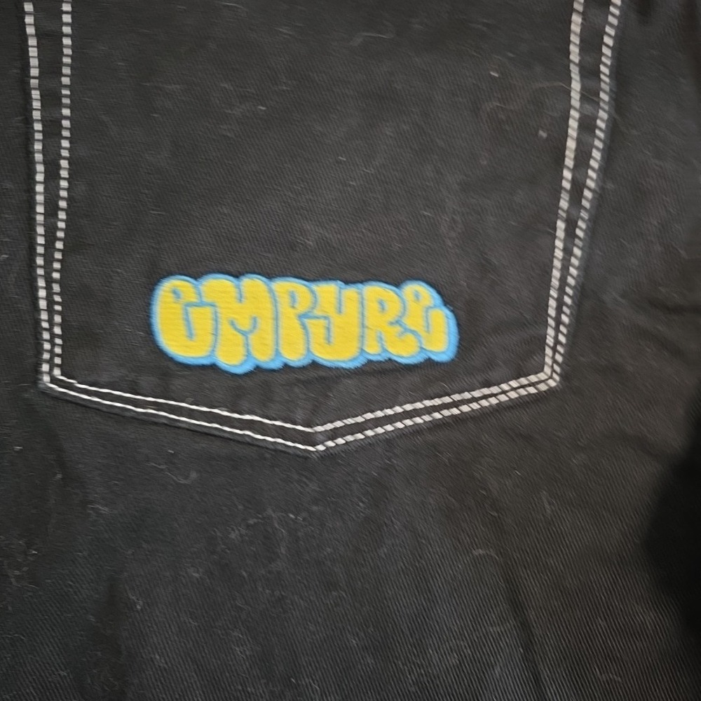 Empyre Mens Black Relaxed Baggy Black Jeans Size 34 RN#116442 - Picture 5 of 7
